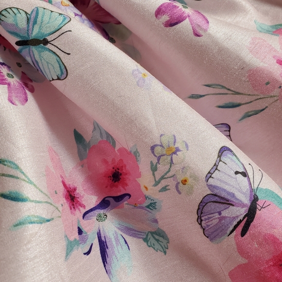 George Printed Dress, Pink Floral, 12-18 months - Picture 3 of 8